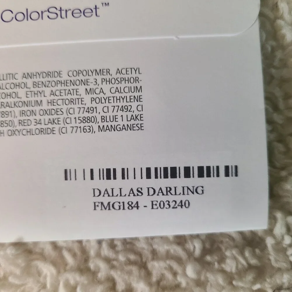 Color Street Dallas Darling 100% Real Nail Polish Strips